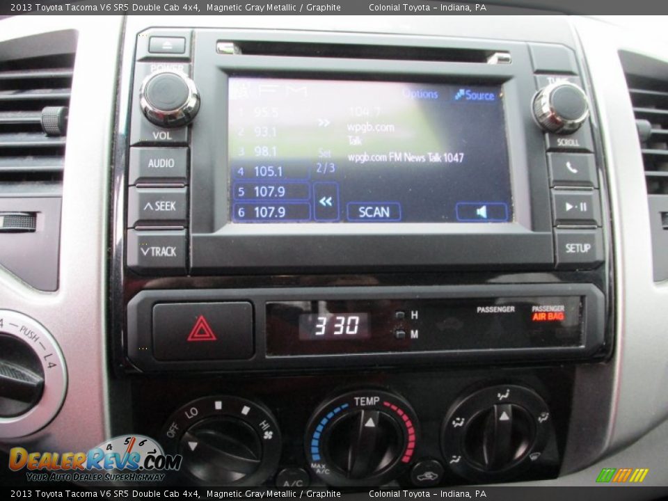 2013 Toyota Tacoma V6 SR5 Double Cab 4x4 Magnetic Gray Metallic / Graphite Photo #17