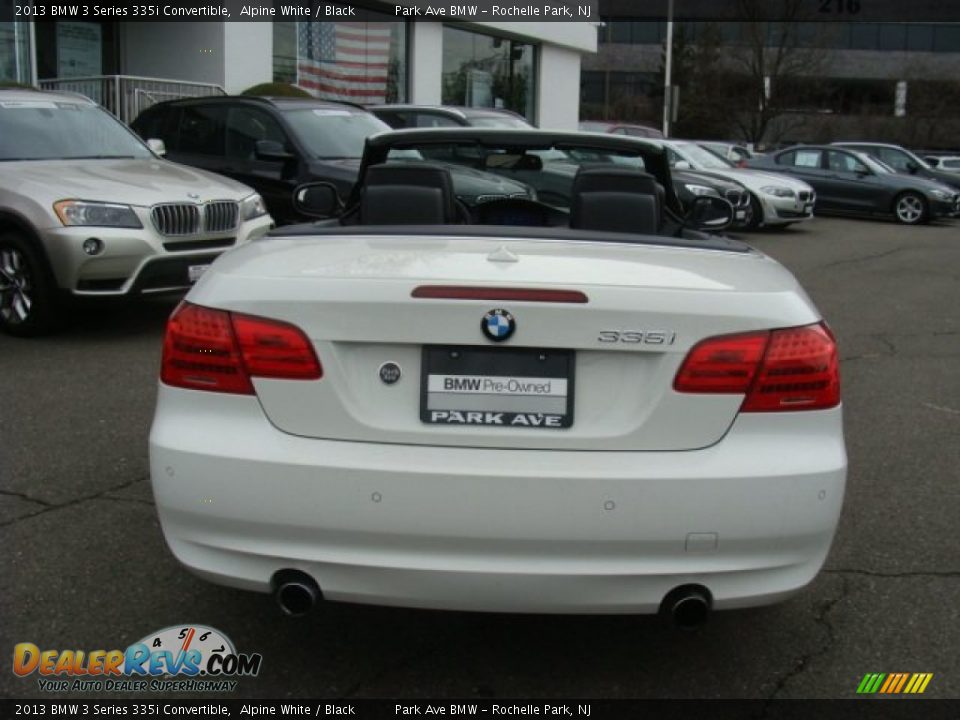 2013 BMW 3 Series 335i Convertible Alpine White / Black Photo #7