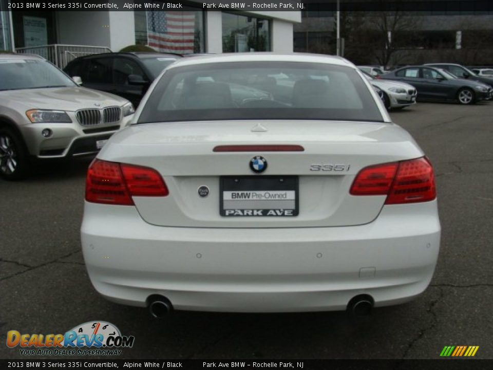 2013 BMW 3 Series 335i Convertible Alpine White / Black Photo #8