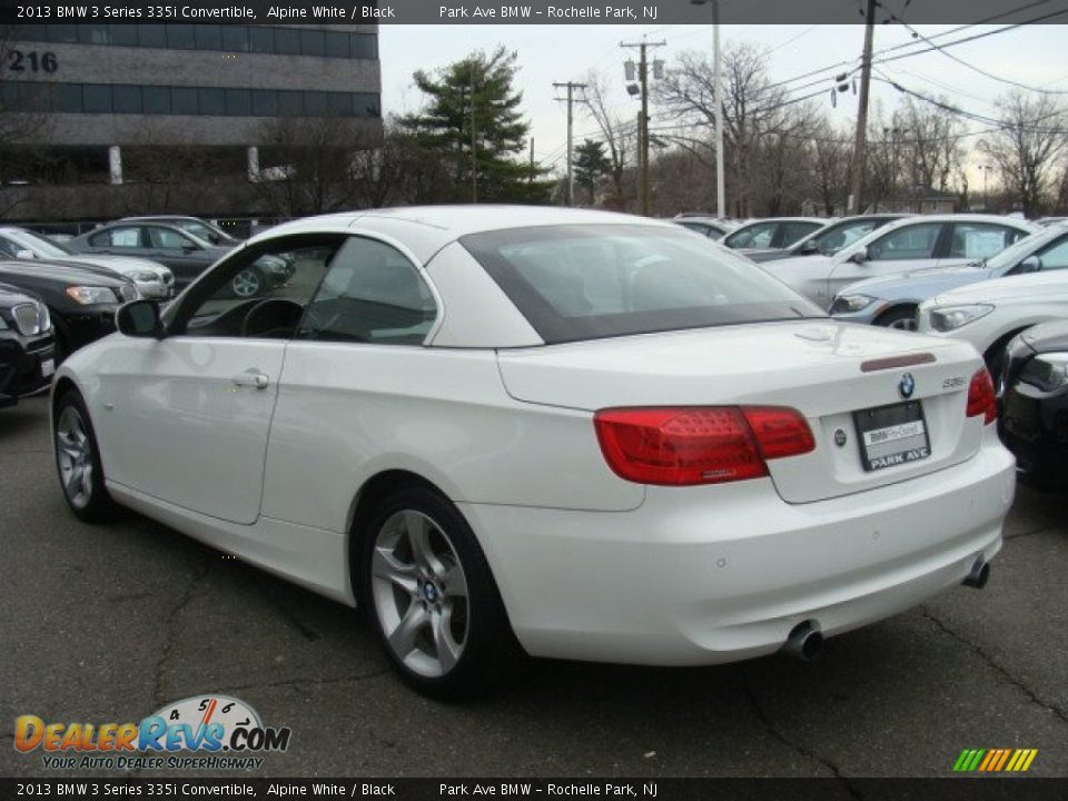 2013 BMW 3 Series 335i Convertible Alpine White / Black Photo #9