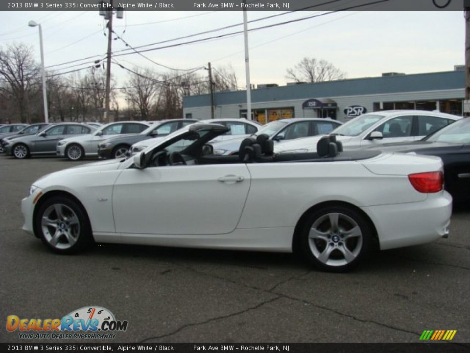 2013 BMW 3 Series 335i Convertible Alpine White / Black Photo #10