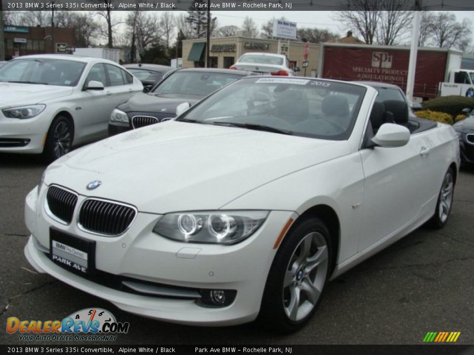 2013 BMW 3 Series 335i Convertible Alpine White / Black Photo #12