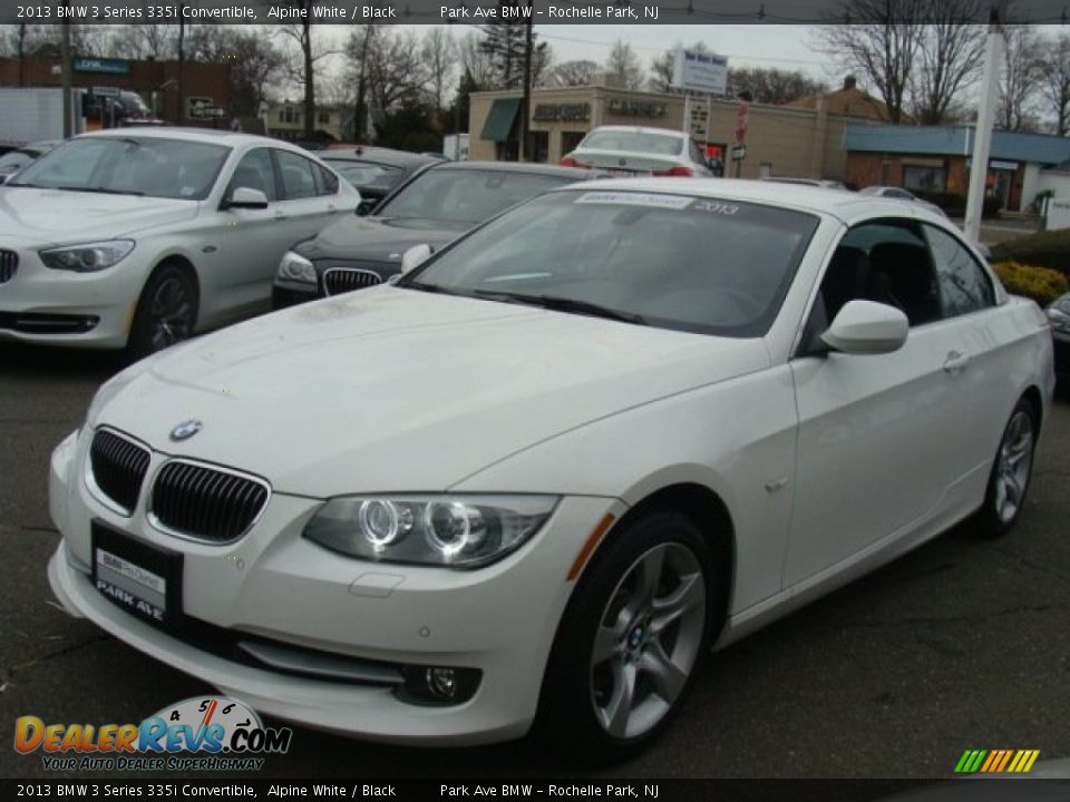 2013 BMW 3 Series 335i Convertible Alpine White / Black Photo #13