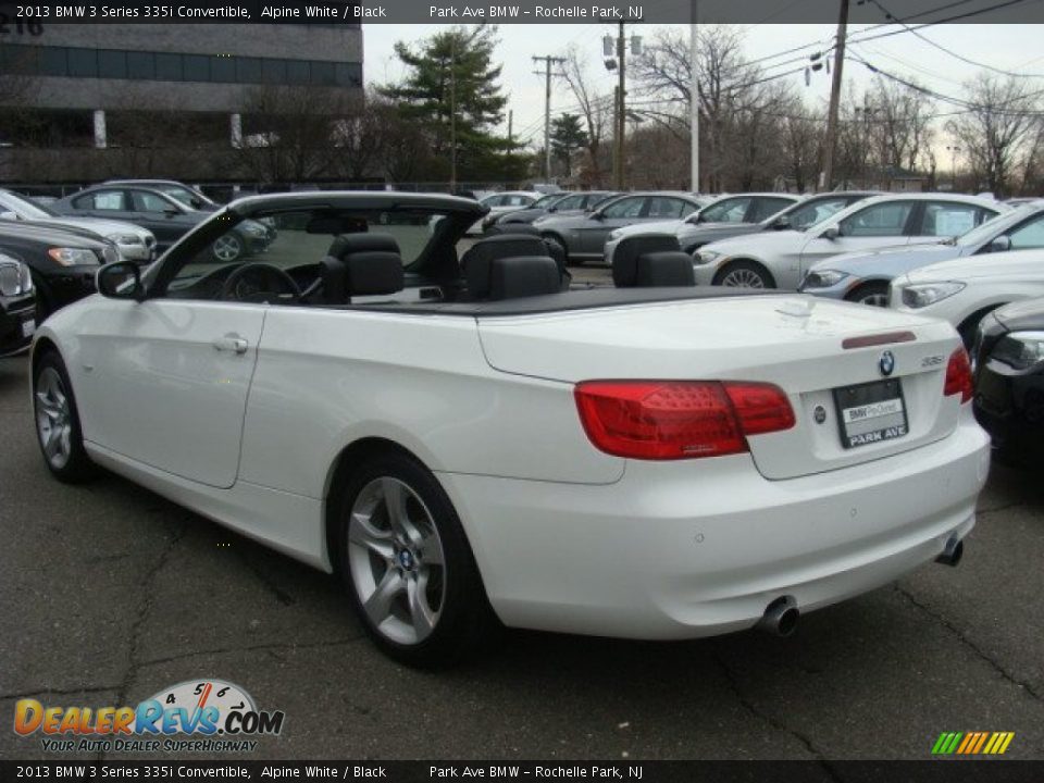 2013 BMW 3 Series 335i Convertible Alpine White / Black Photo #14