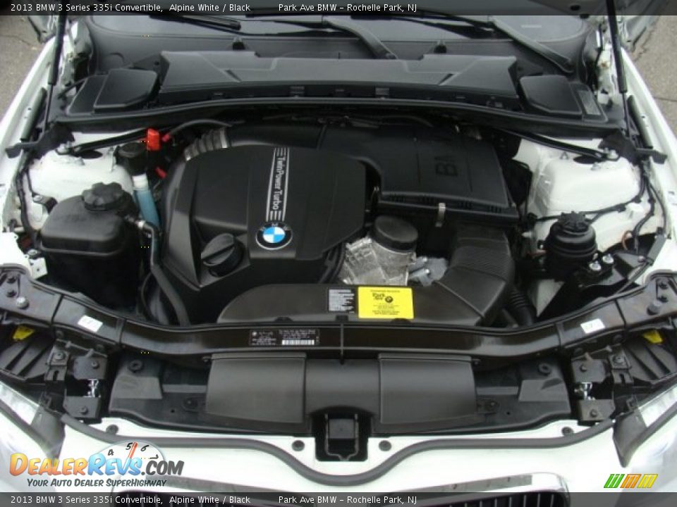 2013 BMW 3 Series 335i Convertible Alpine White / Black Photo #32