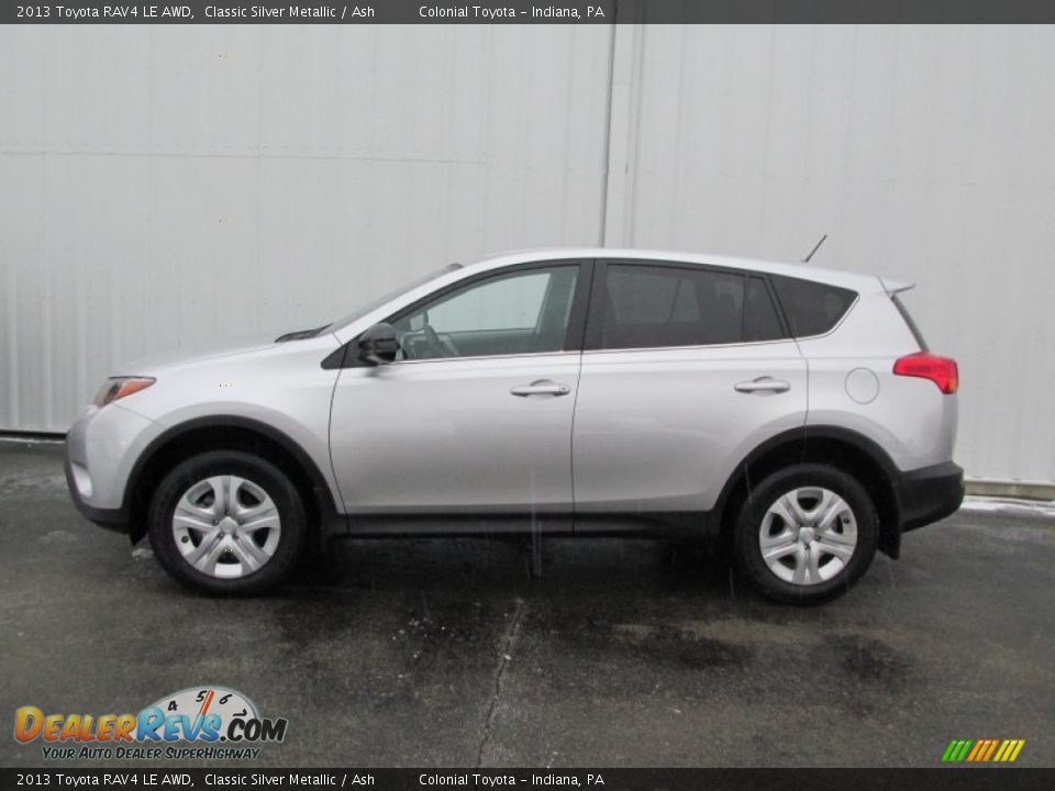 2013 Toyota RAV4 LE AWD Classic Silver Metallic / Ash Photo #2