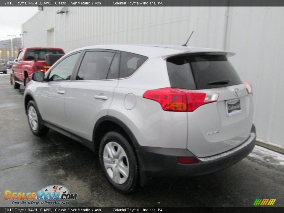 2013 Toyota RAV4 LE AWD Classic Silver Metallic / Ash Photo #3