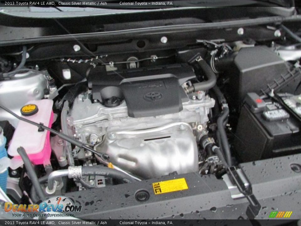 2013 Toyota RAV4 LE AWD Classic Silver Metallic / Ash Photo #10