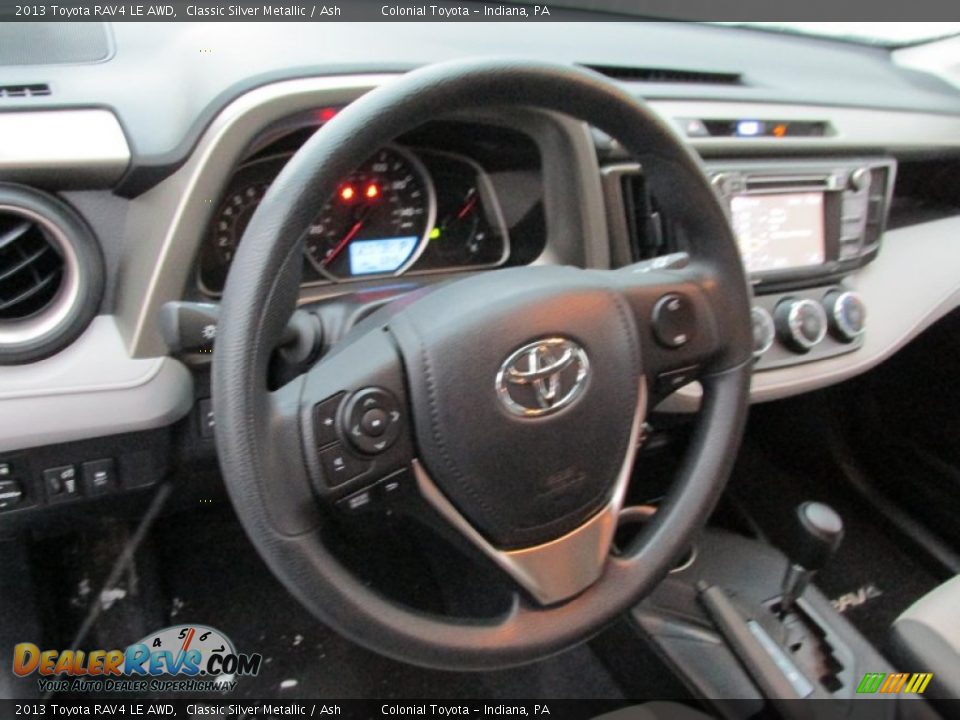 2013 Toyota RAV4 LE AWD Classic Silver Metallic / Ash Photo #14