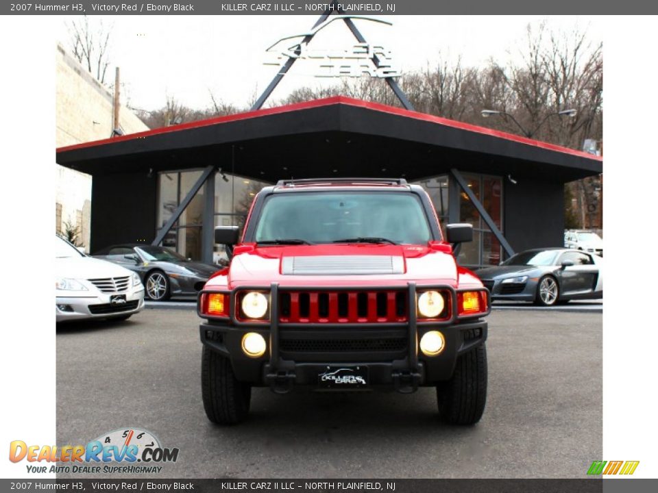 2007 Hummer H3 Victory Red / Ebony Black Photo #2