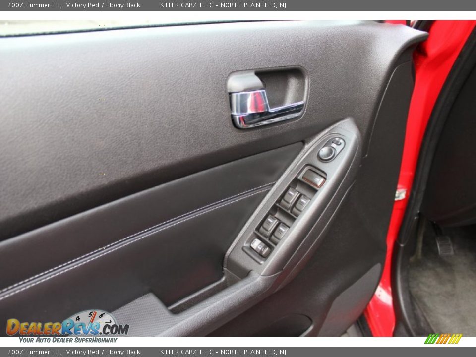 2007 Hummer H3 Victory Red / Ebony Black Photo #11
