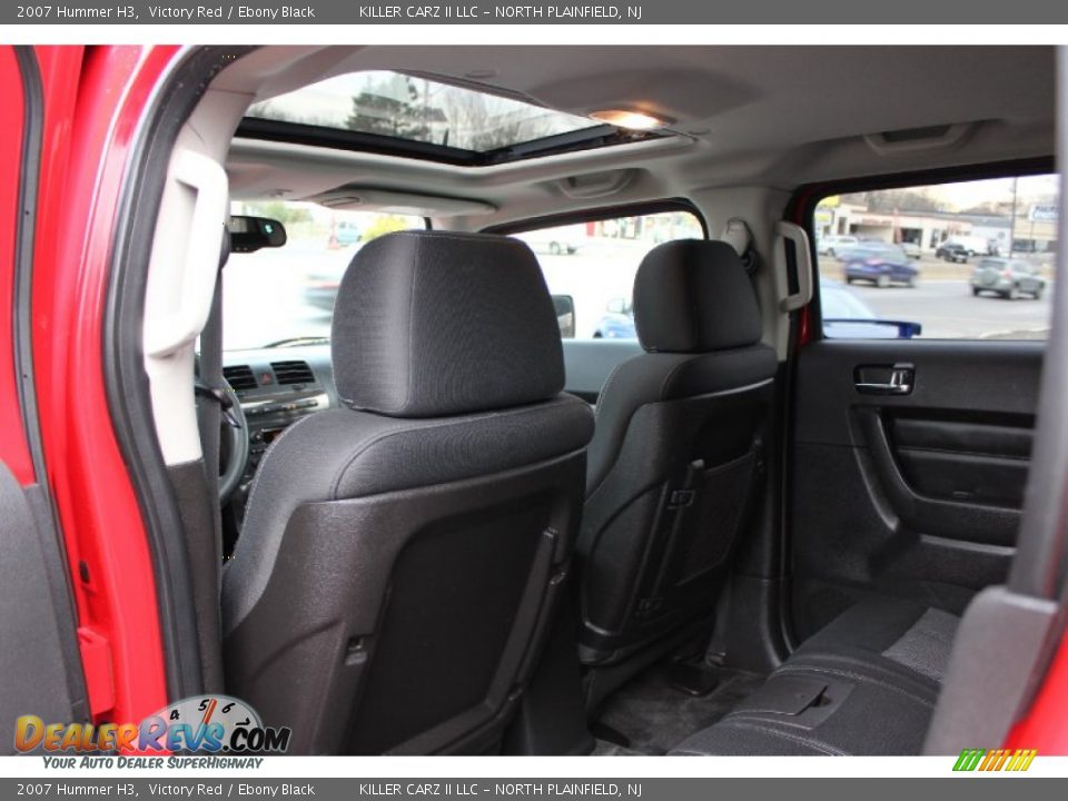 2007 Hummer H3 Victory Red / Ebony Black Photo #20