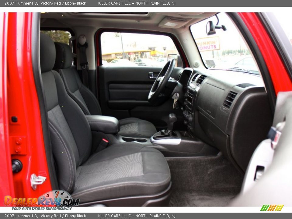 2007 Hummer H3 Victory Red / Ebony Black Photo #21