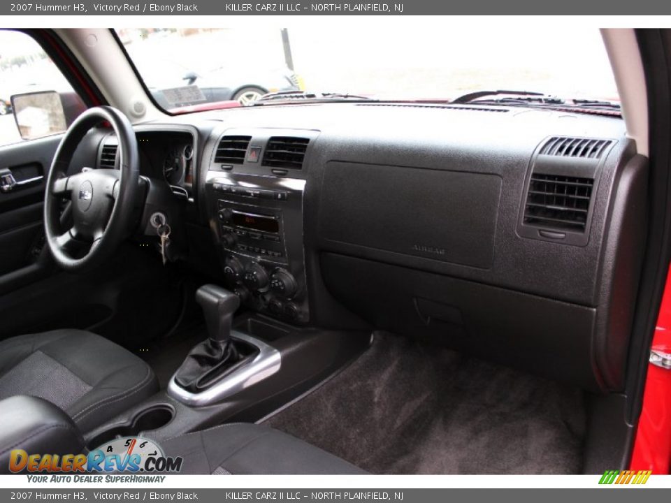 2007 Hummer H3 Victory Red / Ebony Black Photo #22