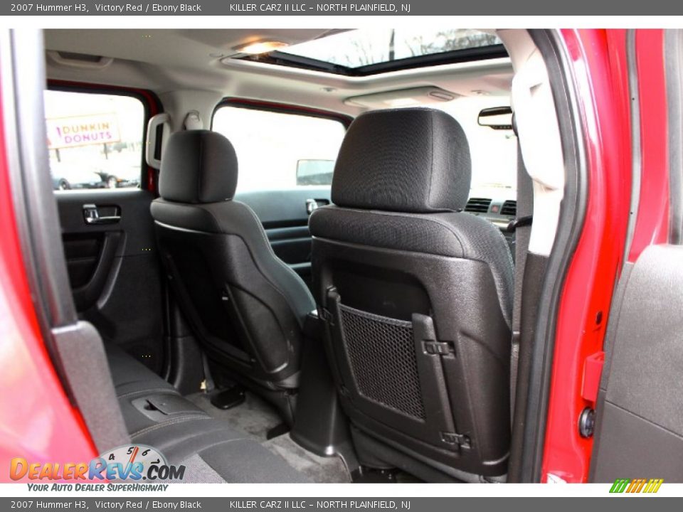2007 Hummer H3 Victory Red / Ebony Black Photo #25