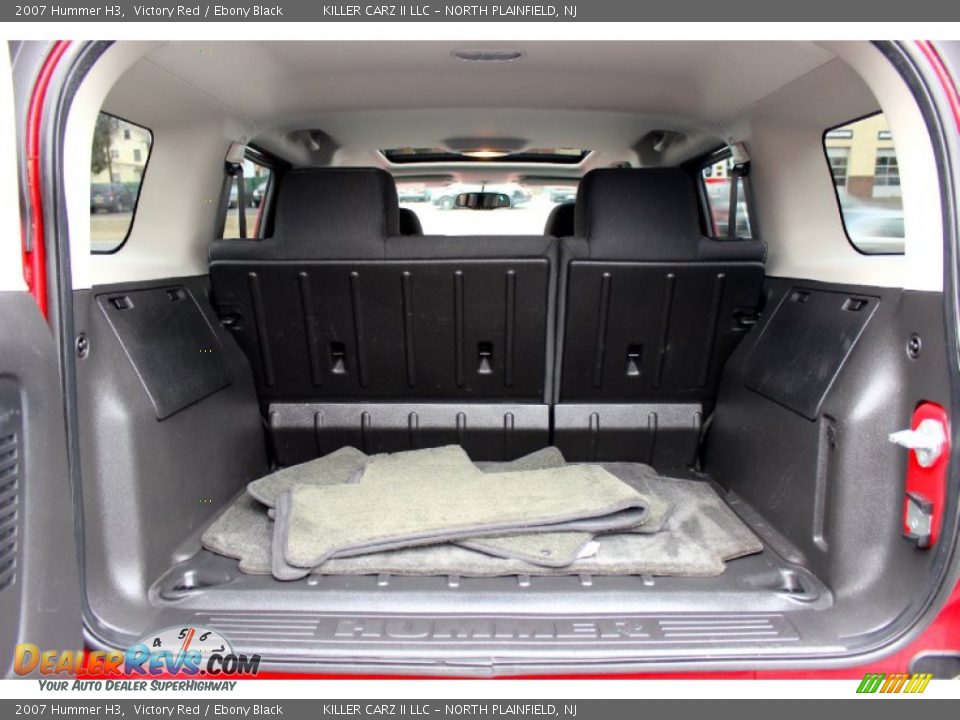 2007 Hummer H3 Victory Red / Ebony Black Photo #26