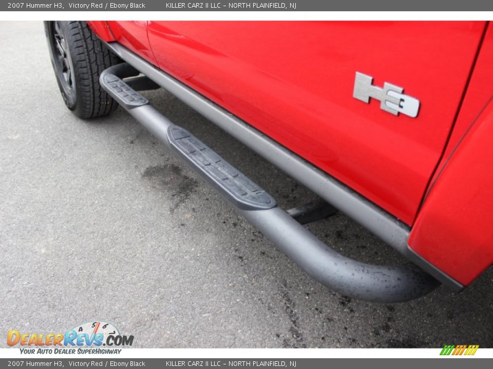 2007 Hummer H3 Victory Red / Ebony Black Photo #29