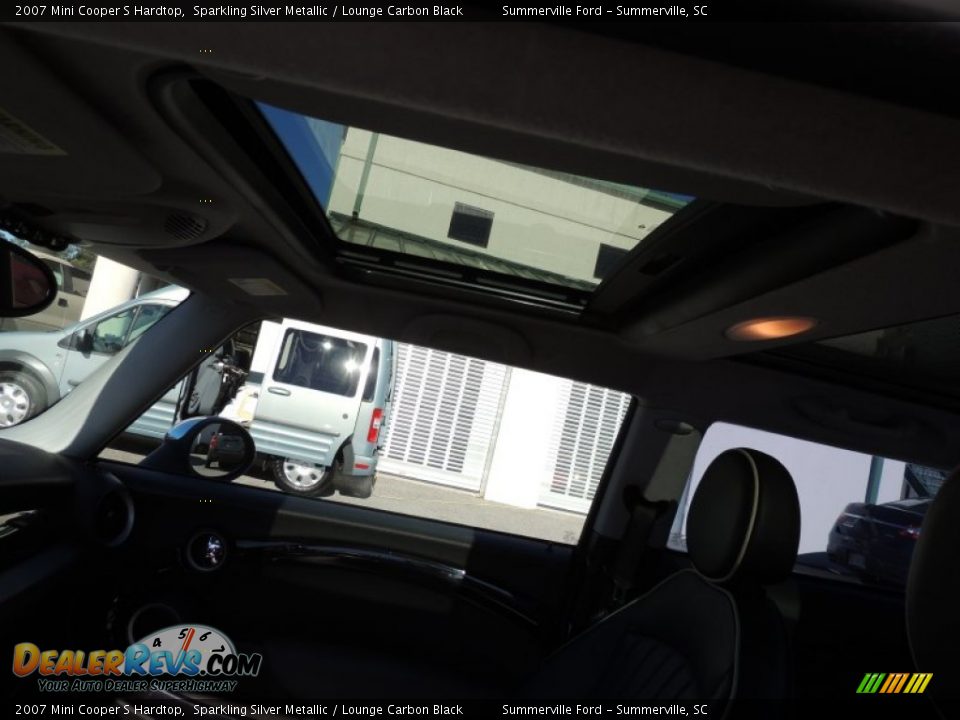 2007 Mini Cooper S Hardtop Sparkling Silver Metallic / Lounge Carbon Black Photo #4
