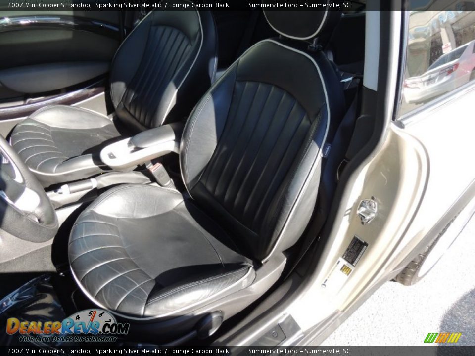 2007 Mini Cooper S Hardtop Sparkling Silver Metallic / Lounge Carbon Black Photo #5