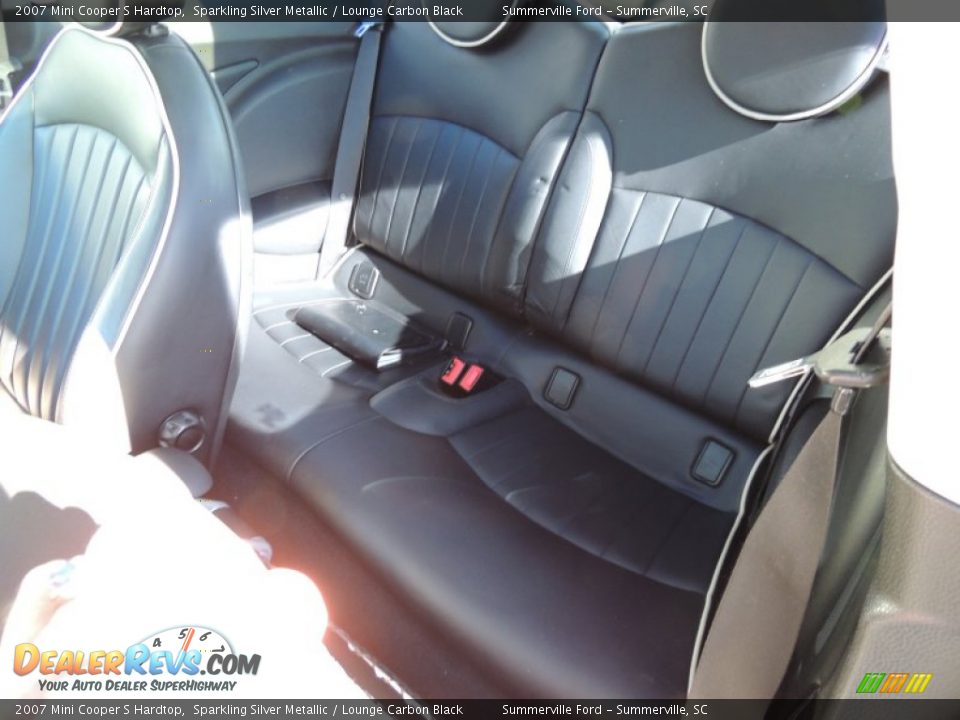 2007 Mini Cooper S Hardtop Sparkling Silver Metallic / Lounge Carbon Black Photo #6