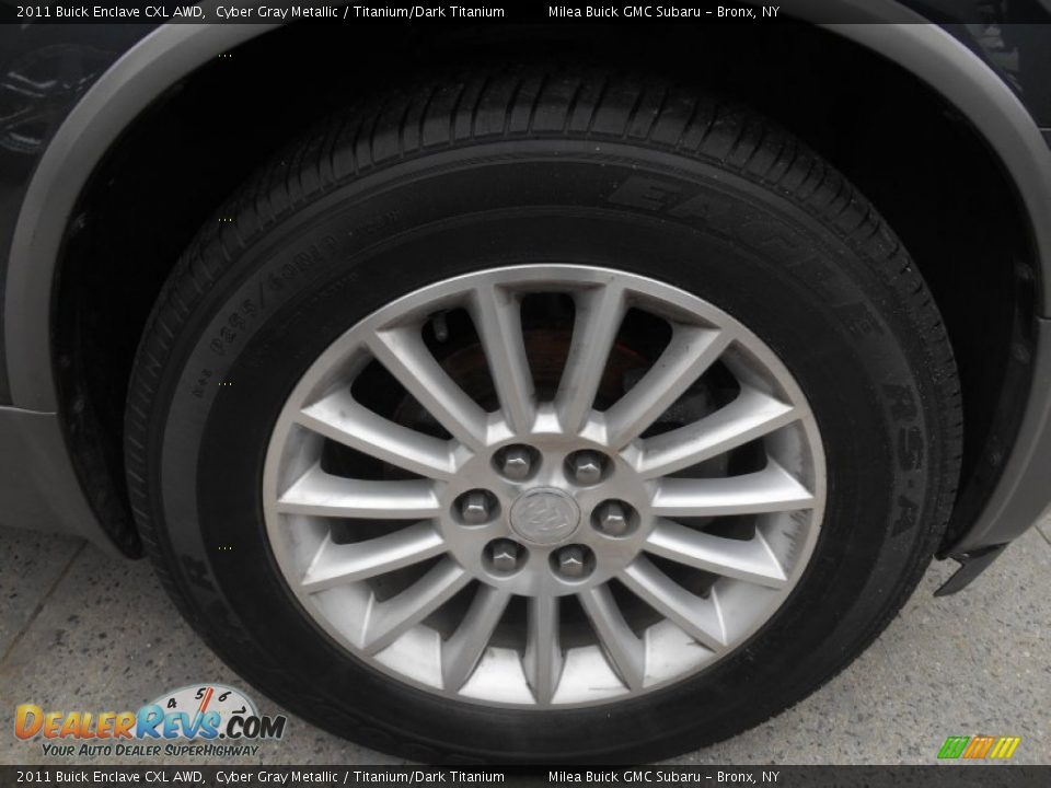 2011 Buick Enclave CXL AWD Cyber Gray Metallic / Titanium/Dark Titanium Photo #3