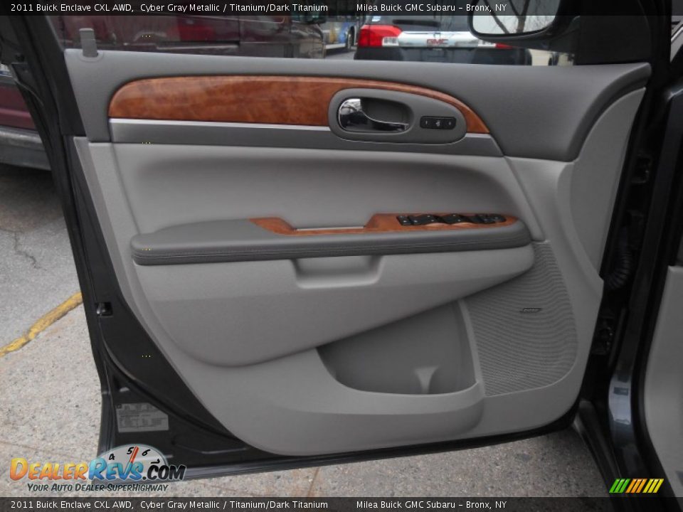 2011 Buick Enclave CXL AWD Cyber Gray Metallic / Titanium/Dark Titanium Photo #14