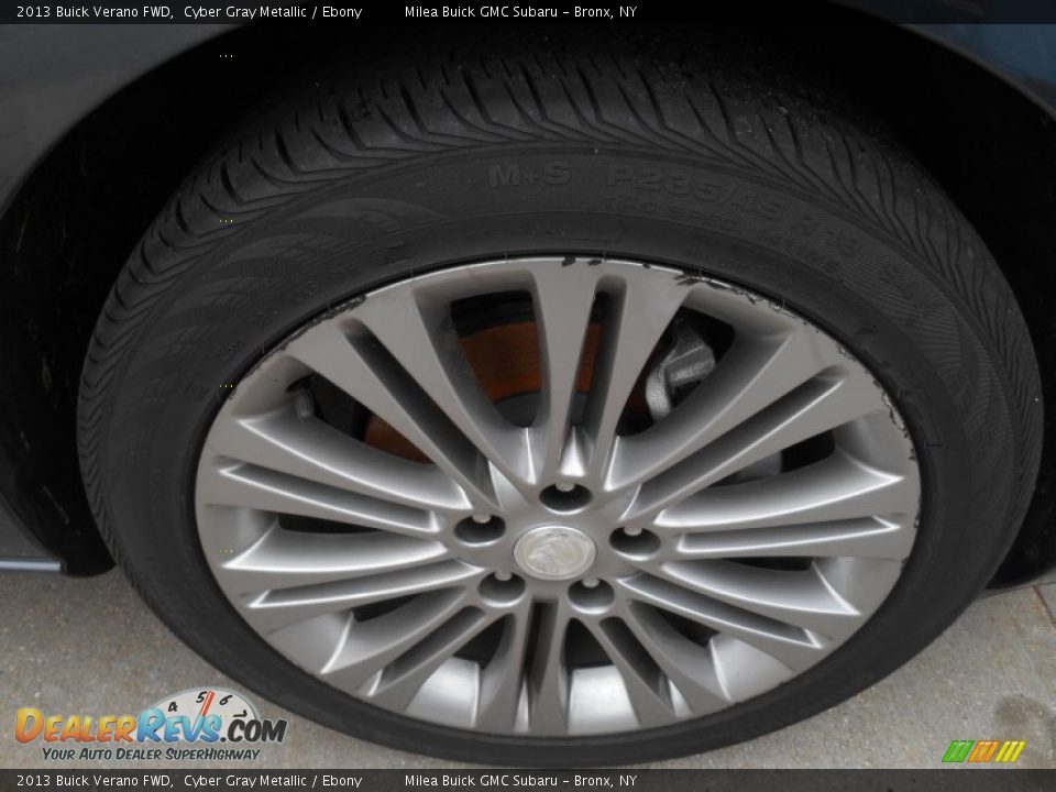2013 Buick Verano FWD Cyber Gray Metallic / Ebony Photo #3