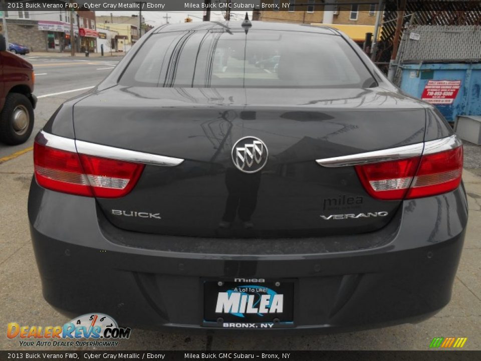 2013 Buick Verano FWD Cyber Gray Metallic / Ebony Photo #5
