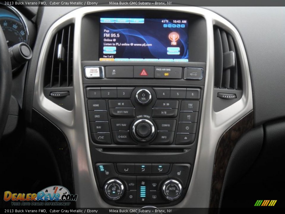 2013 Buick Verano FWD Cyber Gray Metallic / Ebony Photo #9