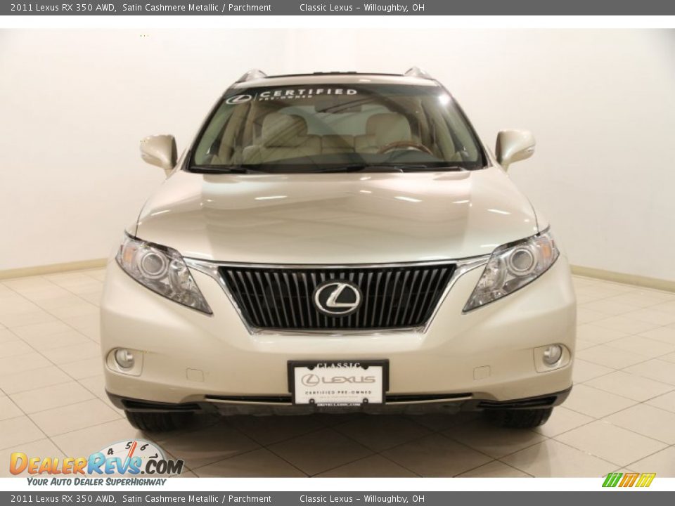 2011 Lexus RX 350 AWD Satin Cashmere Metallic / Parchment Photo #2