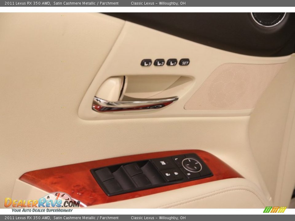 2011 Lexus RX 350 AWD Satin Cashmere Metallic / Parchment Photo #5