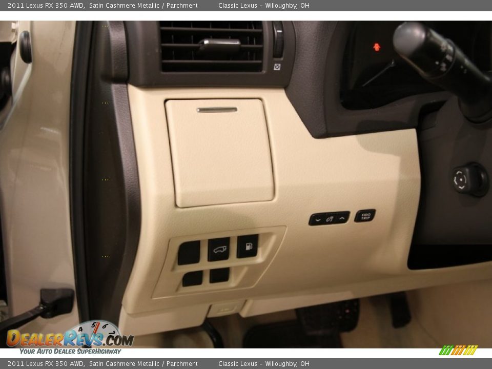 2011 Lexus RX 350 AWD Satin Cashmere Metallic / Parchment Photo #6