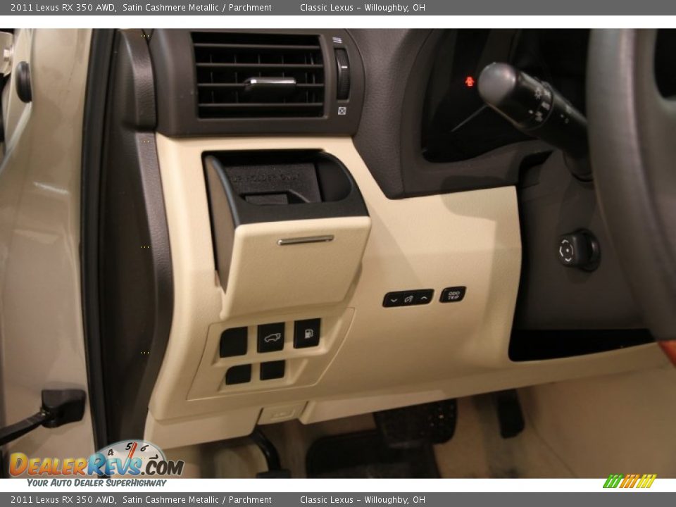 2011 Lexus RX 350 AWD Satin Cashmere Metallic / Parchment Photo #7