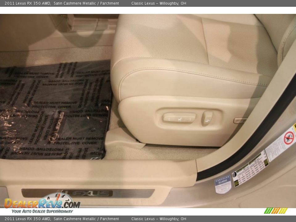 2011 Lexus RX 350 AWD Satin Cashmere Metallic / Parchment Photo #8