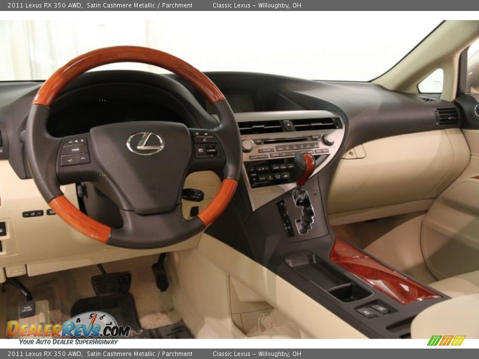 2011 Lexus RX 350 AWD Satin Cashmere Metallic / Parchment Photo #10