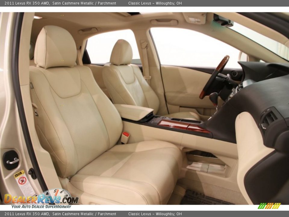 2011 Lexus RX 350 AWD Satin Cashmere Metallic / Parchment Photo #19