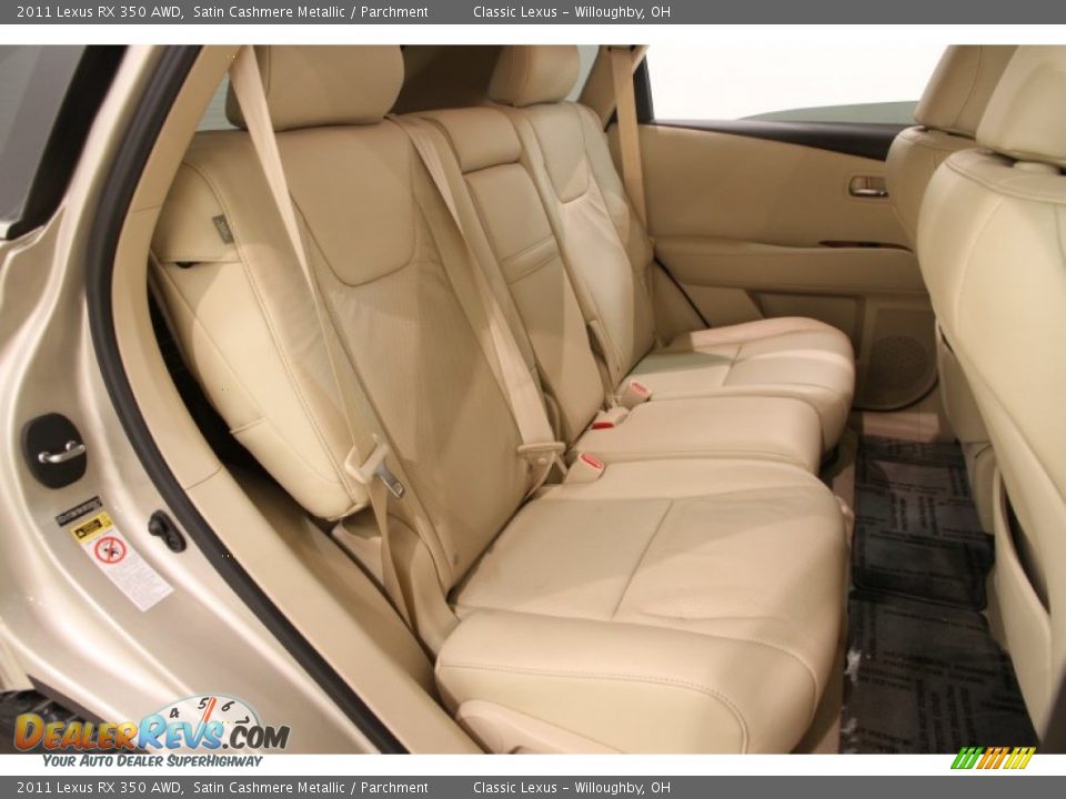 2011 Lexus RX 350 AWD Satin Cashmere Metallic / Parchment Photo #20