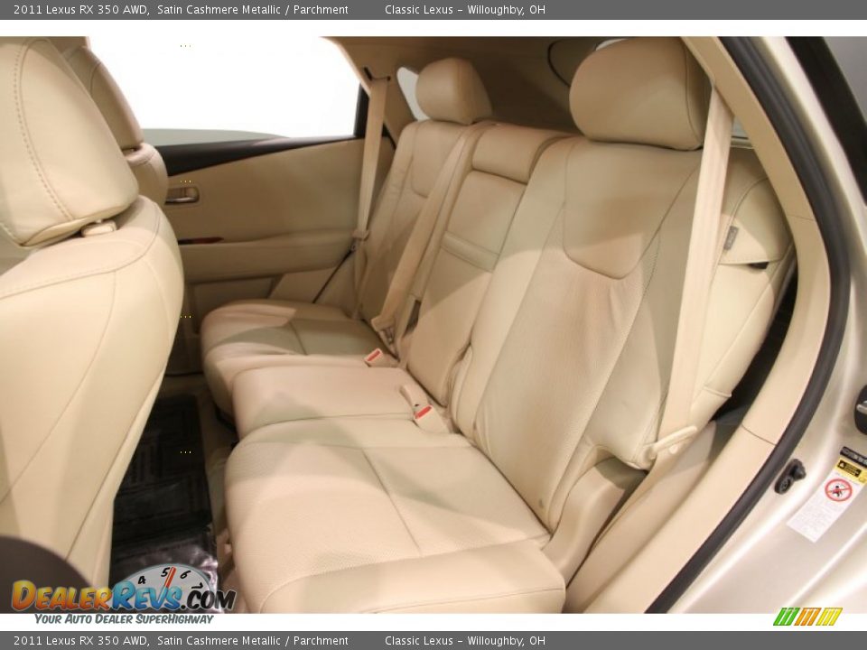 2011 Lexus RX 350 AWD Satin Cashmere Metallic / Parchment Photo #21