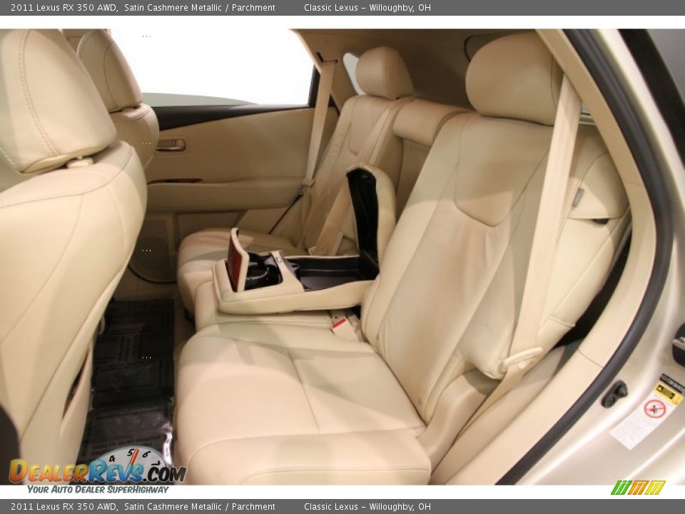 2011 Lexus RX 350 AWD Satin Cashmere Metallic / Parchment Photo #22