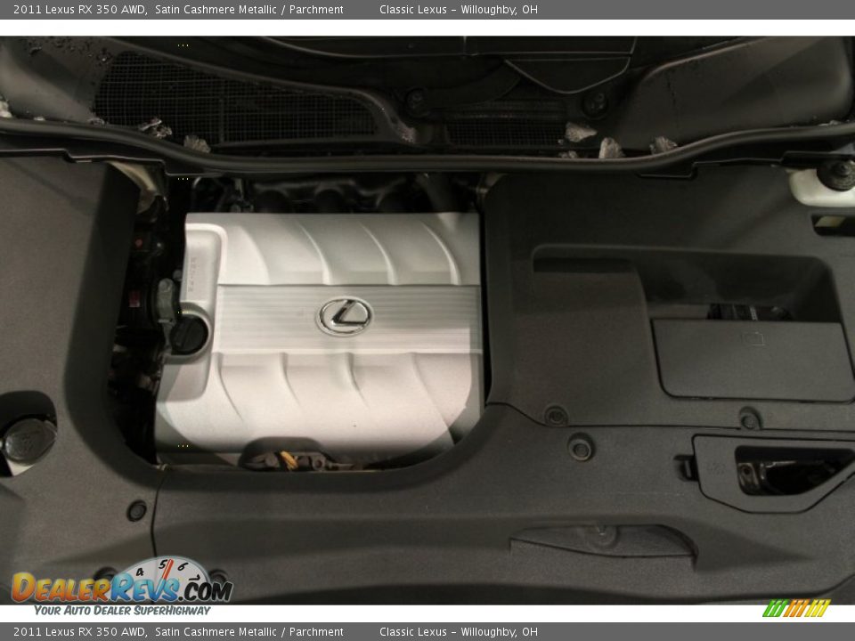 2011 Lexus RX 350 AWD Satin Cashmere Metallic / Parchment Photo #25