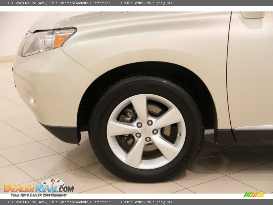 2011 Lexus RX 350 AWD Satin Cashmere Metallic / Parchment Photo #26
