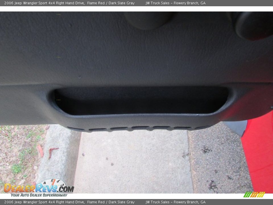 2006 Jeep Wrangler Sport 4x4 Right Hand Drive Flame Red / Dark Slate Gray Photo #15