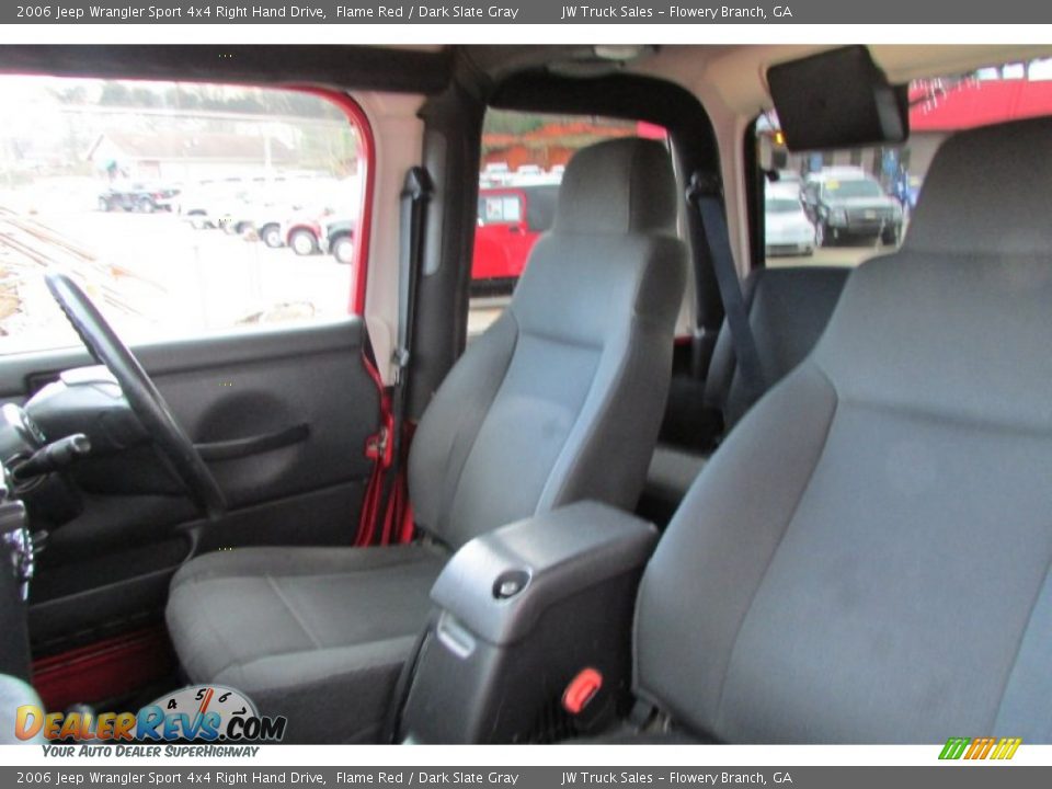 2006 Jeep Wrangler Sport 4x4 Right Hand Drive Flame Red / Dark Slate Gray Photo #16