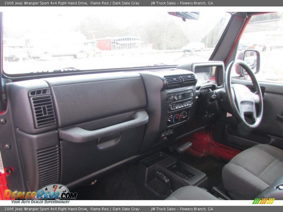 2006 Jeep Wrangler Sport 4x4 Right Hand Drive Flame Red / Dark Slate Gray Photo #18