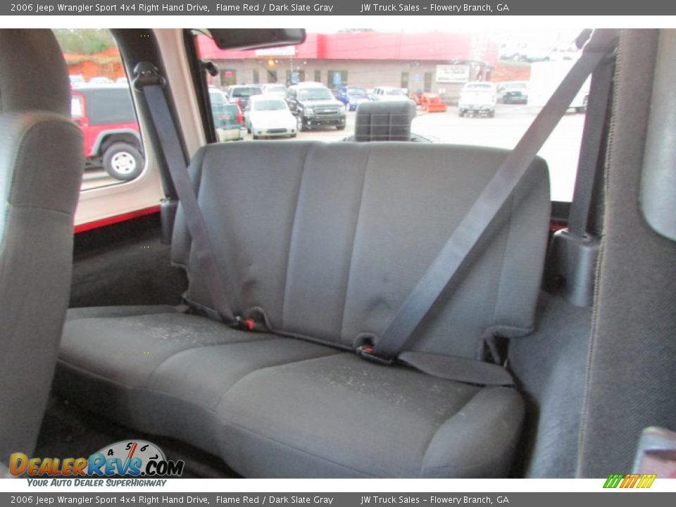 2006 Jeep Wrangler Sport 4x4 Right Hand Drive Flame Red / Dark Slate Gray Photo #20