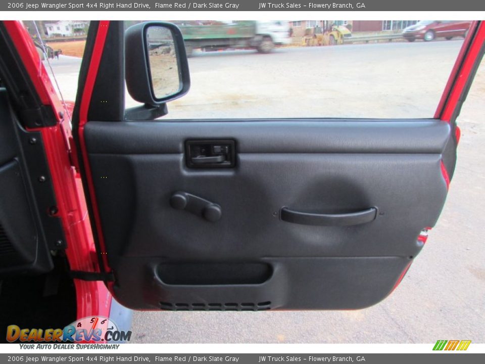 2006 Jeep Wrangler Sport 4x4 Right Hand Drive Flame Red / Dark Slate Gray Photo #21