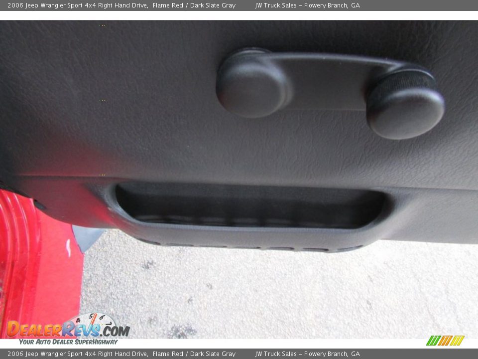 2006 Jeep Wrangler Sport 4x4 Right Hand Drive Flame Red / Dark Slate Gray Photo #22