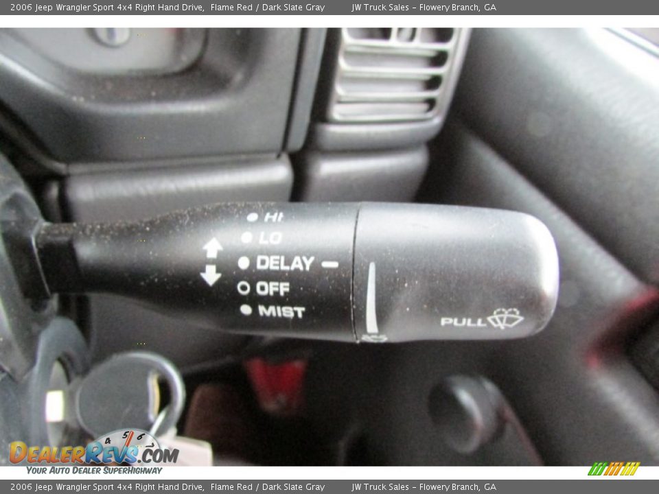 2006 Jeep Wrangler Sport 4x4 Right Hand Drive Flame Red / Dark Slate Gray Photo #27