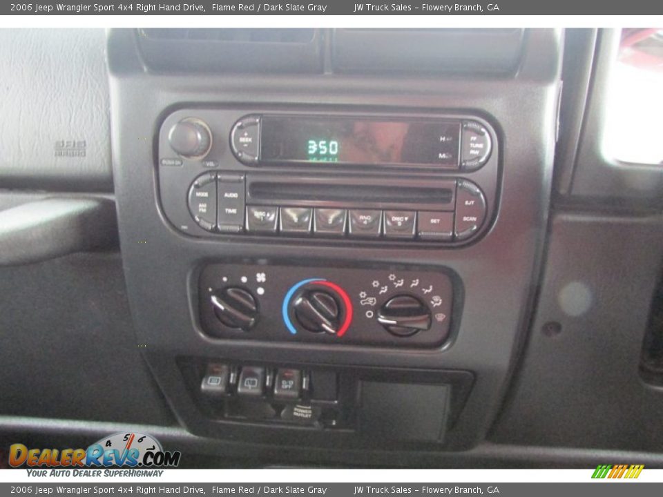 2006 Jeep Wrangler Sport 4x4 Right Hand Drive Flame Red / Dark Slate Gray Photo #31
