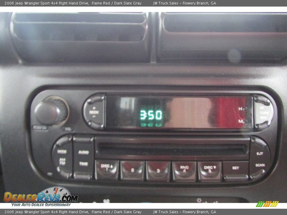 2006 Jeep Wrangler Sport 4x4 Right Hand Drive Flame Red / Dark Slate Gray Photo #32